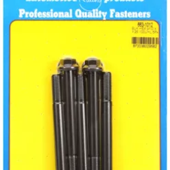 M10 x 1.25 x 100 hex black oxide bolts (5pcs)