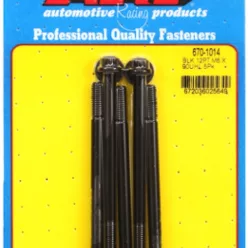 M6 x 1.00 x 90  12pt black oxide bolts (5pcs)