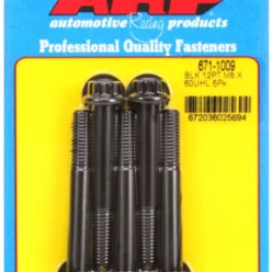 M8 x 1.25 x 60  12pt black oxide bolts (5pcs)