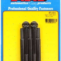 M8 x 1.25 x 75 12pt black oxide bolts (5pcs)