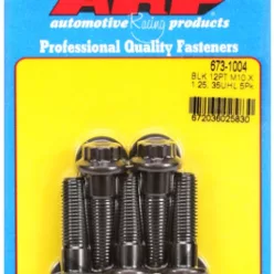 M10 x 1.25 x 35 12pt black oxide bolts (5pcs)