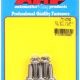 "1/4""-28 x .750 12pt SS bolts" (5pcs)