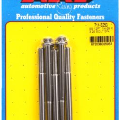"1/4""-28 x 3.250 12pt SS bolts" (5pcs)