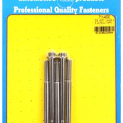 "1/4""-28 x 4.000 12pt SS bolts" (5pcs)