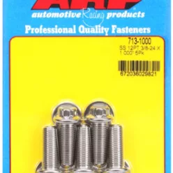 "3/8""-24 x 1.000 12pt SS bolts" (5pcs)