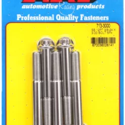 "3/8""-24 x 3.000 12pt SS bolts" (5pcs)