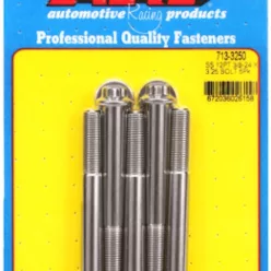 "3/8""-24 x 3.250 12pt SS bolts" (5pcs)