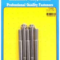 "3/8""-24 x 4.000 12pt SS bolts" (5pcs)