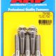 "3/8""-24 x 1.500 12pt 7/16 wrenching SS bolts" (5pcs)
