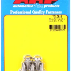 "1/4""-28 x .515 hex SS bolts" (5pcs)