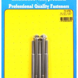 "1/4""-28 x 3.750 hex SS bolts" (5pcs)
