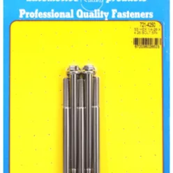 "1/4""-28 x 4.250 hex SS bolts" (5pcs)