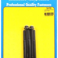   "1/4""-28 x 3.750 12pt black oxide bolts" (5pcs)