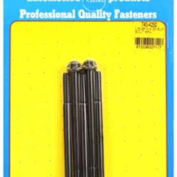   "1/4""-28 x 4.250 12pt black oxide bolts" (5pcs)