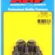 "3/8""-24 x  .500 12pt black oxide bolts" (5pcs)