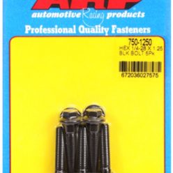   "1/4""-28 x 1.250 hex black oxide bolts" (5pcs)
