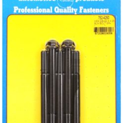   "3/8""-24 x 4.250 hex black oxide bolts" (5pcs)