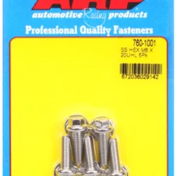 M6 x 1.00 x 20 hex SS bolts (5pcs)