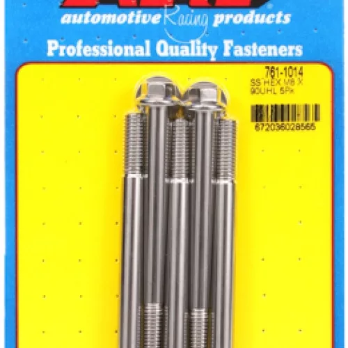 M8 x 1.25 x 90  hex SS bolts (5pcs)