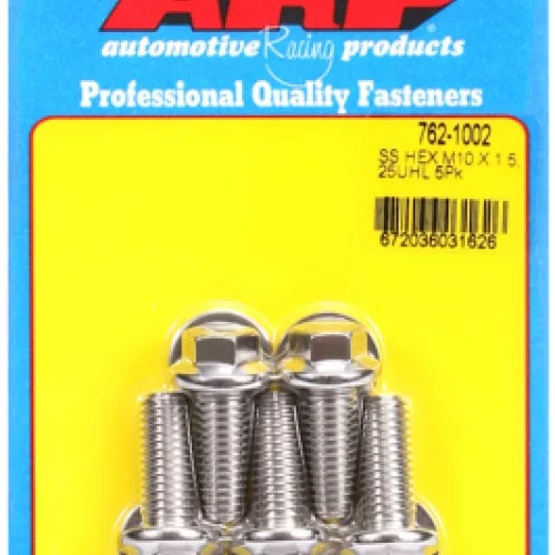 M10 x 1.50 x 25 hex SS bolts (5pcs)