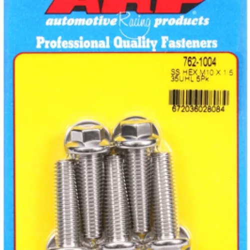 M10 x 1.50 x 35 hex SS bolts (5pcs)