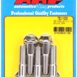 M10 x 1.50 x 40 hex SS bolts (5pcs)
