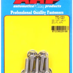 M6 x 1.00 x 20 12pt SS bolts (5pcs)