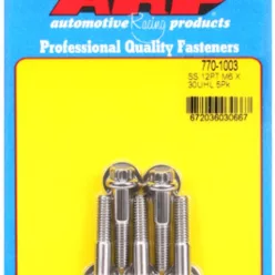 M6 x 1.00 x 30 12pt SS bolts (5pcs)
