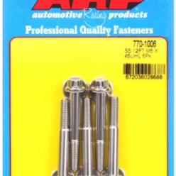 M6 x 1.00 x 45 12pt SS bolts (5pcs)