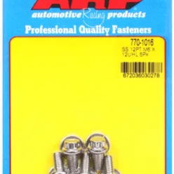M6 x 1.00 x 12  12pt SS bolts (5pcs)