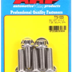 M10 x 1.25 x 30 12pt SS bolts (5pcs)