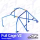 Roll Cage CITROËN AX (Phase 1/2 ) 3-doors Hatchback FULL CAGE V2