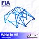 Roll Cage CITROËN C2 (Phase 1/2 ) 3-doors Hatchback WELD IN V5