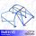 Roll Cage PEUGEOT 106 (Phase 1/2) 3-doors Hatchback BOLT IN V2