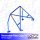 Roll Bar RENAULT R21 (Phase 1/2) 4-doors Sedan REMOVABLE REAR CAGE V1
