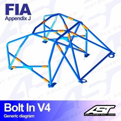 Roll Cage TOYOTA GT86 (ZN6) 2-doors Coupe BOLT IN V4