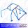 Roll Cage TOYOTA MR-2 (W30) 2-doors Roadster REMOVABLE FULL CAGE V2