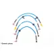 Audi A3 2.0 T FSI 2004- Brake Lines-Colour Black Colour Purple Colour Orange Colour Clear Colour Green