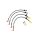 Audi A4 (B9 Chassis) 2.0 TFSI Brake Lines-Colour Black Colour Purple Colour Orange