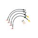 Audi A4 (B9 Chassis) 2.0 TFSI Brake Lines-Colour Black Colour Purple Colour Orange