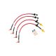 Audi A4 (B7 Chassis) 2.0 TDI Brake Lines-Colour Black
