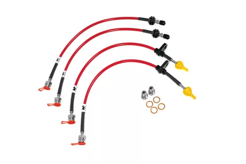 Audi A4 (B7 Chassis) 2.0 TDI Brake Lines-Colour Black Colour Purple