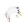 Audi S3 (8L Chassis) 1.8T Quattro Brake Lines-Colour Black Colour Purple Colour Orange Colour Clear Colour Green Colour Blue - Transparent Colour Red - Transparent Colour Blue - Solid Colour Red - Solid