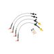 Audi S3 (8L Chassis) 1.8T Quattro Brake Lines-Colour Black Colour Purple Colour Orange Colour Clear Colour Green Colour Blue - Transparent Colour Red - Transparent Colour Blue - Solid Colour Red - Solid
