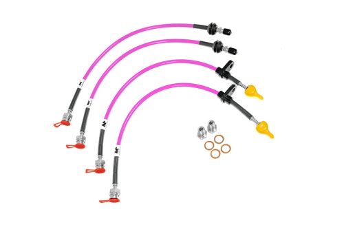 Audi RS3 (8V Chassis) Brake Lines-Colour Black Colour Red - Solid Colour Blue - Solid Colour Clear Colour Yellow Colour Orange Colour Purple