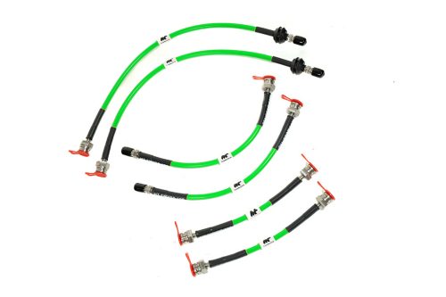 Audi RS4 (B5 Chassis) 2.7 V6 BiTurbo Brake Lines-Colour Black Colour Red - Solid Colour Blue - Solid Colour Clear