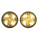 Brian Crower Adjustable Cam Gears - Gold Anodize (Mitsubishi 4G63/Evo Viii) - Pair BC8810
