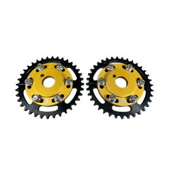   Brian Crower Adjustable Cam Gears - Gold Anodize (Nissan SR20DE[T]) - Pair BC8820