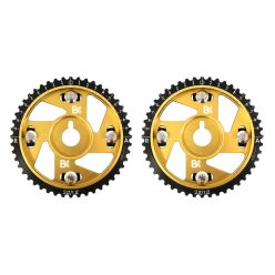   Brian Crower Adjustable Cam Gears - Gold Anodize (Toyota 2JZgte) - Pair BC8830