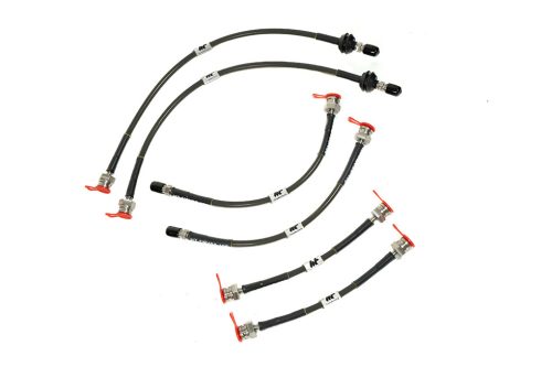 BMW M3 (E93 Chassis) Brake Lines-Colour Black Colour Purple Colour Orange Colour Clear Colour Green Colour Blue - Transparent